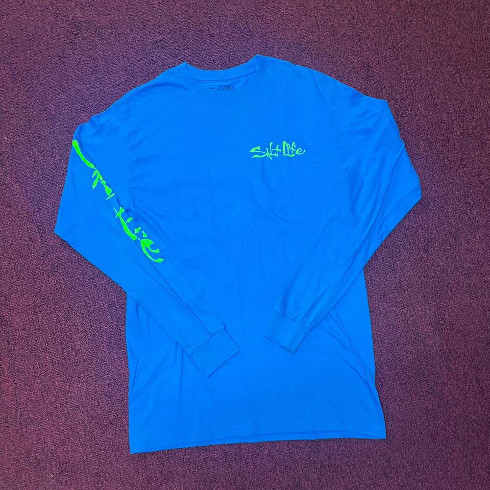 Salt Life Men's Sailfish 'N Bones Long Sleeve SLX Performance Shirt
